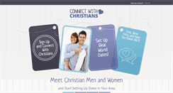 Desktop Screenshot of connectwithchristians.com